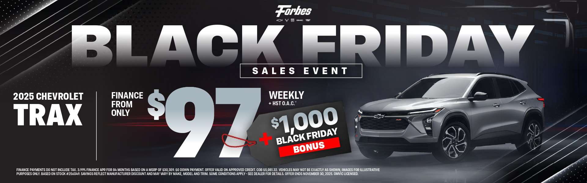 2025 Chevrolet TraxFinance From Only $97 Weekly + HST O.A.C.*Plus $1,000 Black Friday Bonus